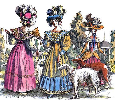 дамы крохотные шляпки, украшенные перьями, бантами, цветами