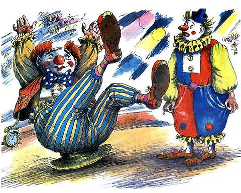 клоуны в цирке
