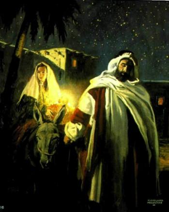 Бегство в Египет. иосиф и Мария