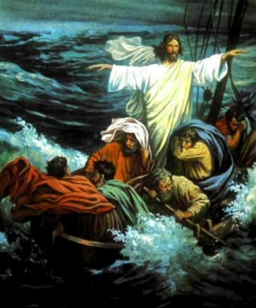 Иисус укрощает бурю на озере