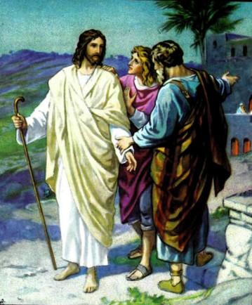 Иисус является ученикам, идущим в Эммаус