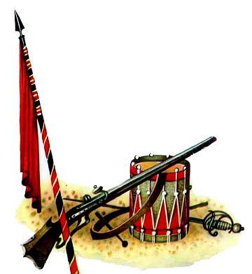 оружие и флаг знамя