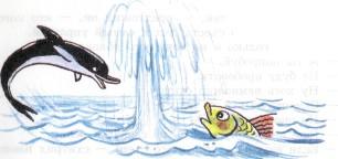 дельфин фонтан рыба