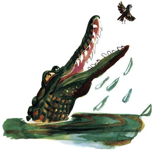 воробей и крокодил