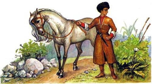джигит Хасан и конь