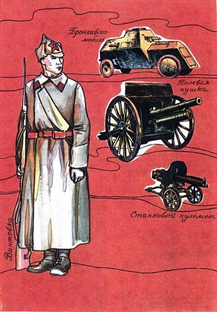 Основное оружие Красной Армии времён гражданской войны.