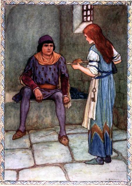 Девушка пообещала помочь Ланселоту бежать из темницы