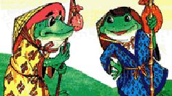 Лягушка из Киото и лягушка из Осака - Японская сказка