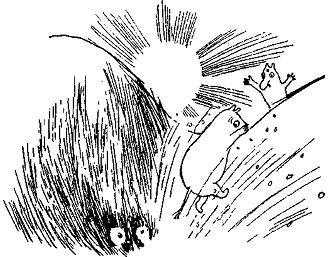 Муми-тролль упал в яму муравьиного льва
