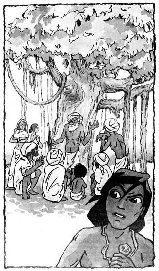 Маугли и жители деревни