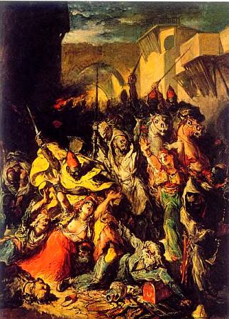 «Сражающиеся мавры». Картина испанского живописца XIX в. Франсиско Ламейера, хранящаяся сейчас в мадридском музее Прадо.