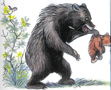 медведь медвежонок наказание