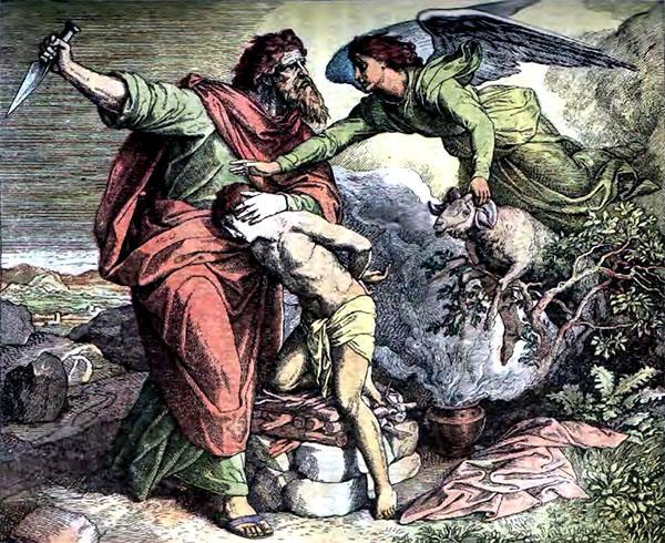 Авраам приносит сына в жертву Богу