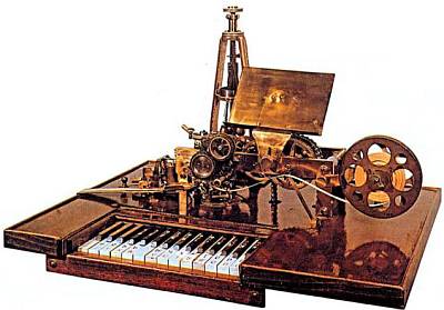 Буквопечатающий телеграфный аппарат (1855) английского изобретателя Дэвида Юза напоминает… рояль. Этот экспонат Политехнического музея относится к началу XX в.