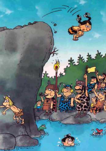 Неандертальские прыжки в воду
