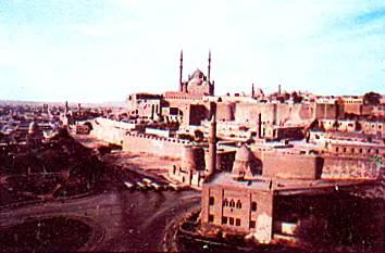 Нынешняя столица Египта Каир с цитаделью и мечетью Алабастер