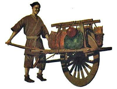 Китайская тележка была изобретена в I в. н.э.