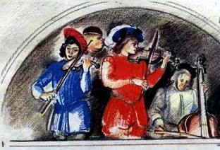 средневековые музыканты