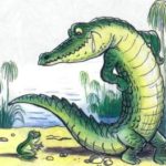 Сказка о знаменитом крокодиле и лягушонке - Михаил Пляцковский