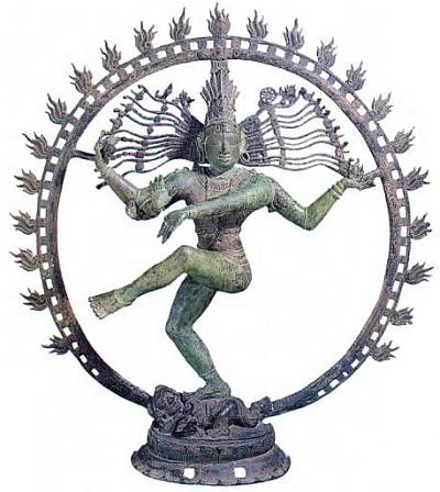 Танцующий Шива. Французский скульптор Роден называл статуи танцующего Шивы «самым замечательным в мире изображением ритмического движения».