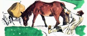Упрямая лошадь (Как мужик лошадь переупрямил) - Лев Толстой