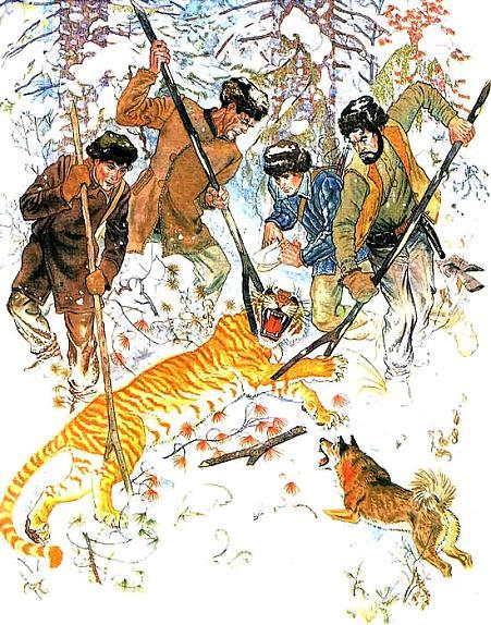 охотники поймали Тигрицу Ригму
